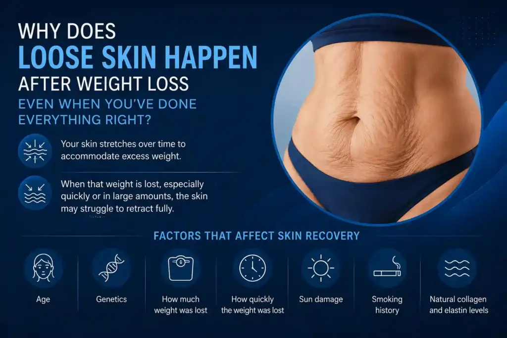 Why Does Loose Skin Happen After Weight Loss Even When You’ve Done Everything Right Ascot?