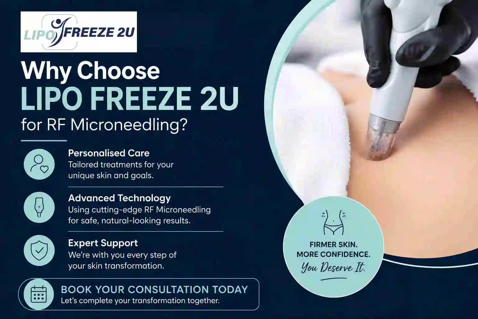 Why Choose LIPO FREEZE 2U for RF Microneedling Ascot?
